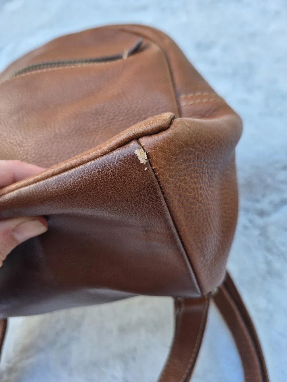 Fossil Megan Backpack in good condition... Tad been aware on the corner, but not